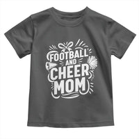Football And Cheer Mom Quote Toddler T Shirt Team Supporter Gift Idea - Wonder Print Shop