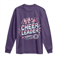 Proud Cheerleader Team Long Sleeve Shirt Gift For Women Sports Fans - Wonder Print Shop