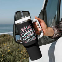 Proud Cheerleader Team Tumbler With Handle Gift For Women Sports Fans - Wonder Print Shop