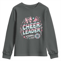 Proud Cheerleader Team Youth Sweatshirt Gift For Women Sports Fans - Wonder Print Shop