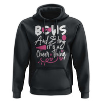 Bows And Bling Its A Cheer Thing Hoodie Cheerleading Gift - Wonder Print Shop