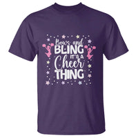 Bows And Bling Its A Cheer Thing T Shirt Cheer Mom And Cheerleader Gift - Wonder Print Shop