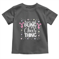 Bows And Bling Its A Cheer Thing Toddler T Shirt Cheer Mom And Cheerleader Gift - Wonder Print Shop