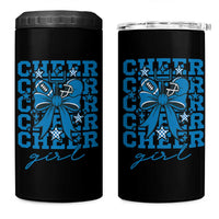 Proud Cheer Girl 4 in 1 Can Cooler Tumbler Football Team Supporter Gift - Wonder Print Shop