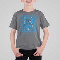 Proud Cheer Girl T Shirt For Kid Football Team Supporter Gift - Wonder Print Shop