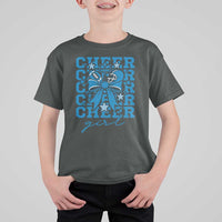 Proud Cheer Girl T Shirt For Kid Football Team Supporter Gift - Wonder Print Shop