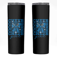 Proud Cheer Girl Skinny Tumbler Football Team Supporter Gift - Wonder Print Shop