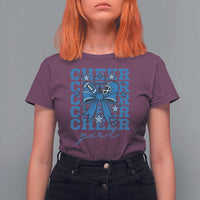Proud Cheer Girl T Shirt For Women Football Team Supporter Gift - Wonder Print Shop