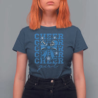 Proud Cheer Girl T Shirt For Women Football Team Supporter Gift - Wonder Print Shop