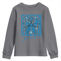 Proud Cheer Girl Youth Sweatshirt Football Team Supporter Gift - Wonder Print Shop