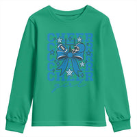 Proud Cheer Girl Youth Sweatshirt Football Team Supporter Gift - Wonder Print Shop