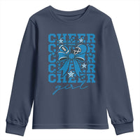 Proud Cheer Girl Youth Sweatshirt Football Team Supporter Gift - Wonder Print Shop