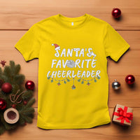 Santa Favorite Cheerleader T Shirt Christmas Cheerleading Gift - Wonder Print Shop