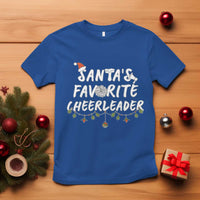 Santa Favorite Cheerleader T Shirt Christmas Cheerleading Gift - Wonder Print Shop