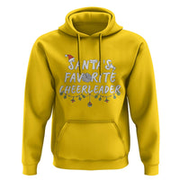 Santa Favorite Cheerleader Hoodie Christmas Cheerleading Gift - Wonder Print Shop
