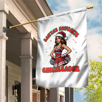 Santa Favorite Cheerleader Garden Flag Funny Christmas Cheer Gift - Wonder Print Shop