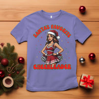 Santa Favorite Cheerleader T Shirt Funny Christmas Cheer Gift - Wonder Print Shop
