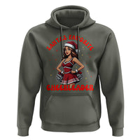 Santa Favorite Cheerleader Hoodie Funny Christmas Cheer Gift - Wonder Print Shop