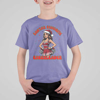 Santa Favorite Cheerleader T Shirt For Kid Funny Christmas Cheer Gift - Wonder Print Shop