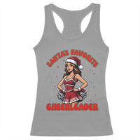 Santa Favorite Cheerleader Racerback Tank Top Funny Christmas Cheer Gift - Wonder Print Shop