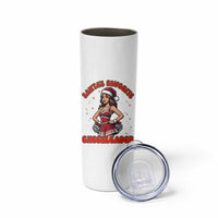 Santa Favorite Cheerleader Skinny Tumbler Funny Christmas Cheer Gift - Wonder Print Shop