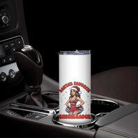 Santa Favorite Cheerleader Skinny Tumbler Funny Christmas Cheer Gift - Wonder Print Shop