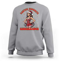 Santa Favorite Cheerleader Sweatshirt Funny Christmas Cheer Gift - Wonder Print Shop