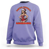 Santa Favorite Cheerleader Sweatshirt Funny Christmas Cheer Gift - Wonder Print Shop
