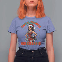 Santa Favorite Cheerleader T Shirt For Women Funny Christmas Cheer Gift - Wonder Print Shop