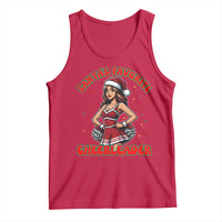 Santa Favorite Cheerleader Tank Top Funny Christmas Cheer Gift - Wonder Print Shop