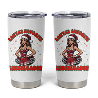 Santa Favorite Cheerleader Tumbler Cup Funny Christmas Cheer Gift - Wonder Print Shop