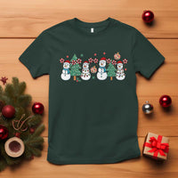 Funny Christmas Cheer Gift T Shirt Santa Snowman Cheerleaders - Wonder Print Shop