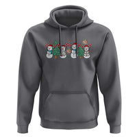 Funny Christmas Cheer Gift Hoodie Santa Snowman Cheerleaders - Wonder Print Shop
