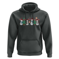 Funny Christmas Cheer Gift Hoodie Santa Snowman Cheerleaders - Wonder Print Shop