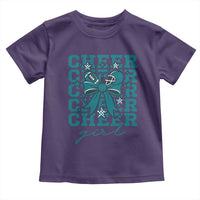 Cheer Girl Football Team Spirit Toddler T Shirt Cheerleading Gift - Wonder Print Shop