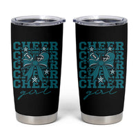 Cheer Girl Football Team Spirit Tumbler Cup Cheerleading Gift - Wonder Print Shop