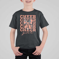 Cheer Girl Football Team Spirit T Shirt For Kid Gift For Cheerleader - Wonder Print Shop