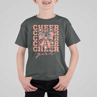 Cheer Girl Football Team Spirit T Shirt For Kid Gift For Cheerleader - Wonder Print Shop