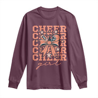 Cheer Girl Football Team Spirit Long Sleeve Shirt Gift For Cheerleader - Wonder Print Shop