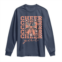 Cheer Girl Football Team Spirit Long Sleeve Shirt Gift For Cheerleader - Wonder Print Shop