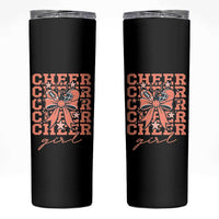 Cheer Girl Football Team Spirit Skinny Tumbler Gift For Cheerleader - Wonder Print Shop