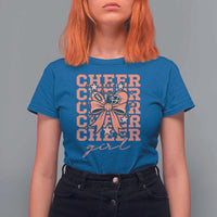 Cheer Girl Football Team Spirit T Shirt For Women Gift For Cheerleader - Wonder Print Shop