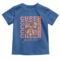 Cheer Girl Football Team Spirit Toddler T Shirt Gift For Cheerleader - Wonder Print Shop