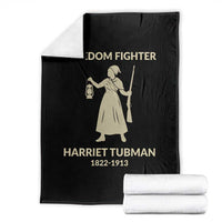 Harriet Tubman Freedom Fighter Throw Blanket History Lover Gift - Wonder Print Shop