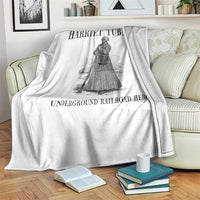 Harriet Tubman Throw Blanket Underground Railroad Freedom Leader - Wonder Print Shop