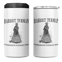 Harriet Tubman 4 in 1 Can Cooler Tumbler Underground Railroad Freedom Leader - Wonder Print Shop