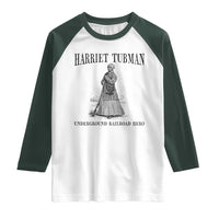 Harriet Tubman Raglan Shirt Underground Railroad Freedom Leader - Wonder Print Shop