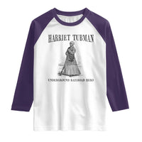Harriet Tubman Raglan Shirt Underground Railroad Freedom Leader - Wonder Print Shop