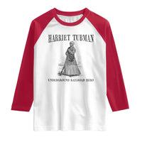 Harriet Tubman Raglan Shirt Underground Railroad Freedom Leader - Wonder Print Shop