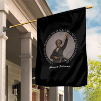 Harriet Tubman Quote Garden Flag I Never Ran My Train Off The Track